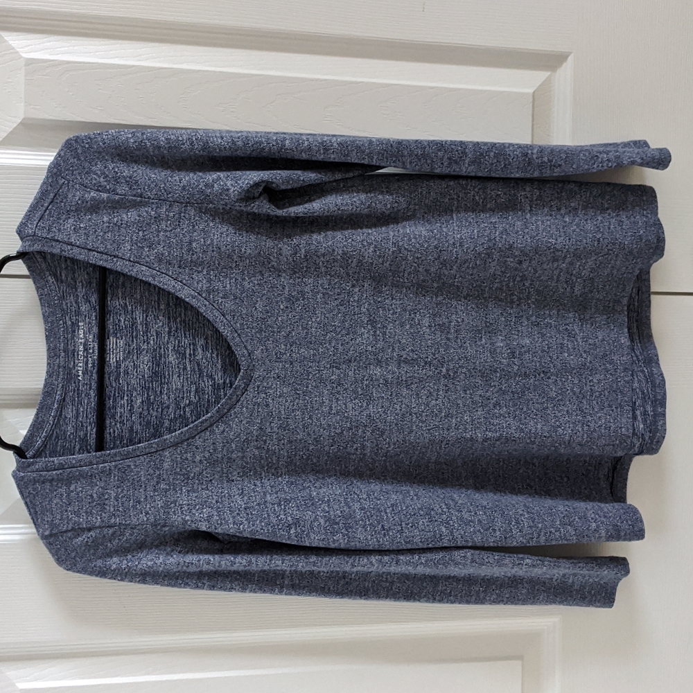 American Eagle V-Neck Soft & Sexy Plush Sweater
